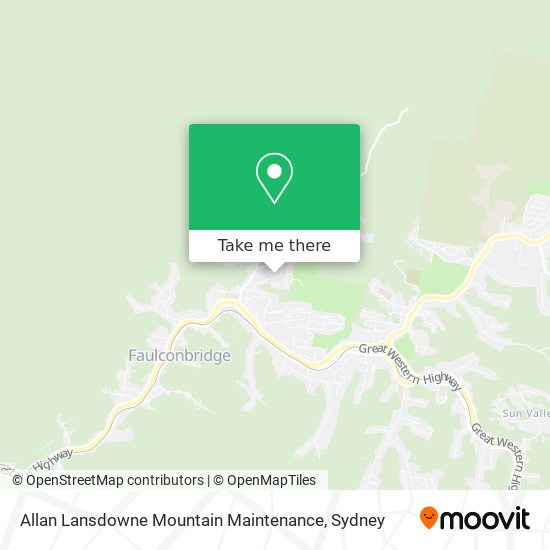 Allan Lansdowne Mountain Maintenance map