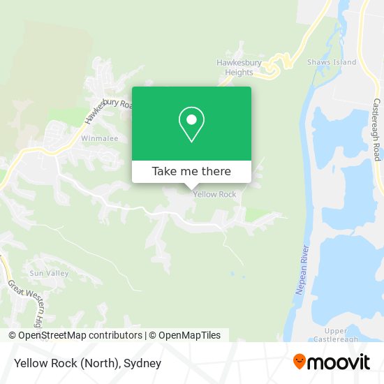 Yellow Rock (North) map