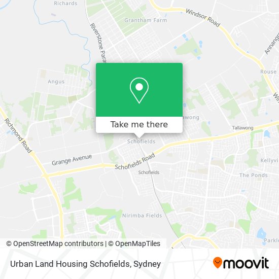 Mapa Urban Land Housing Schofields