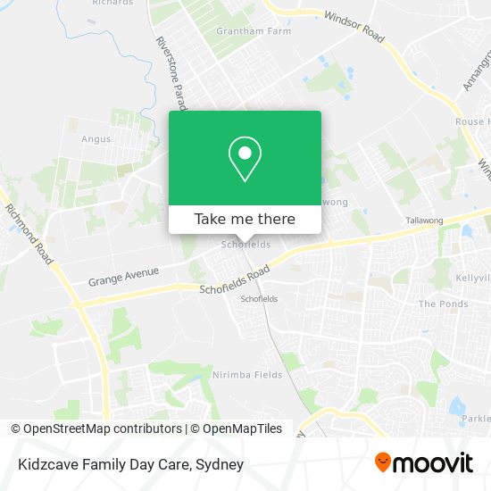 Kidzcave Family Day Care map