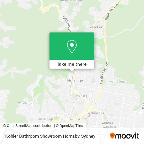 Kohler Bathroom Showroom Hornsby map