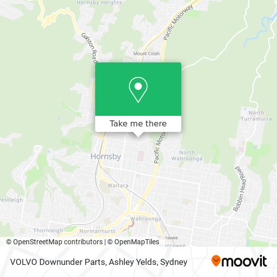 VOLVO Downunder Parts, Ashley Yelds map