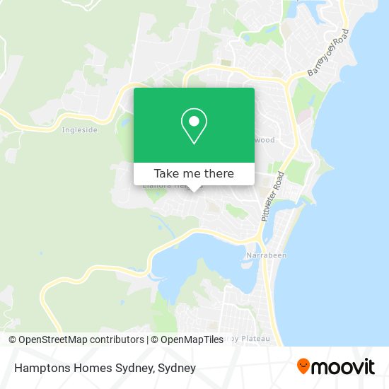 Mapa Hamptons Homes Sydney