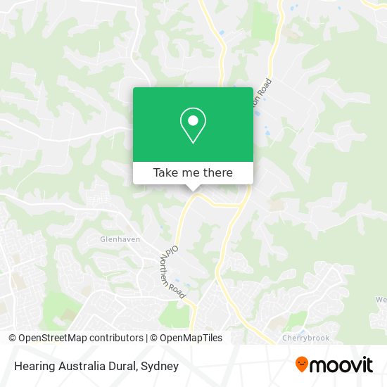 Hearing Australia Dural map