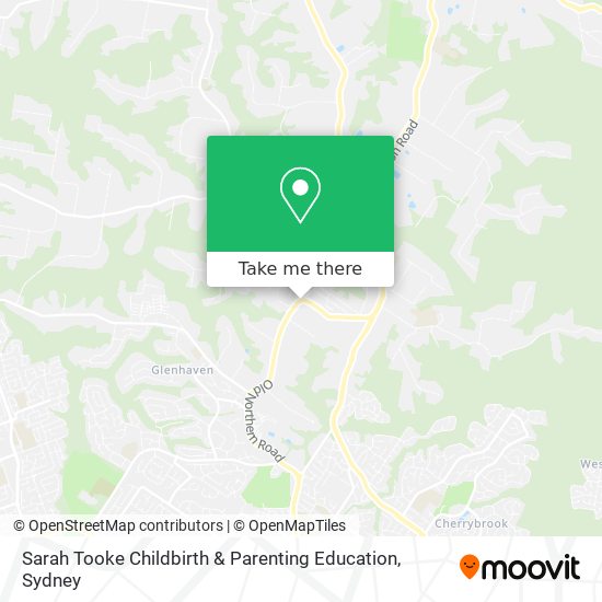 Sarah Tooke Childbirth & Parenting Education map