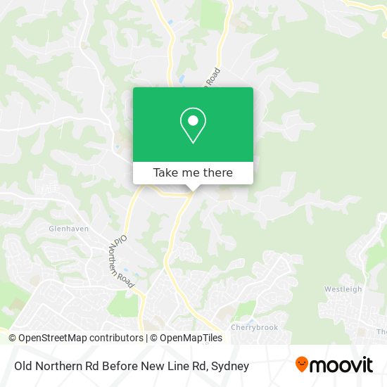 Old Northern Rd Before New Line Rd map