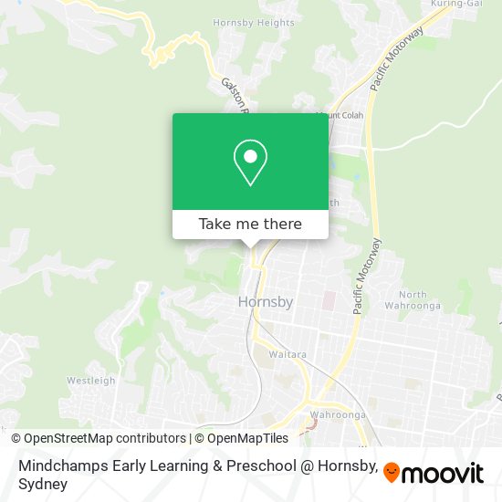 Mapa Mindchamps Early Learning & Preschool @ Hornsby