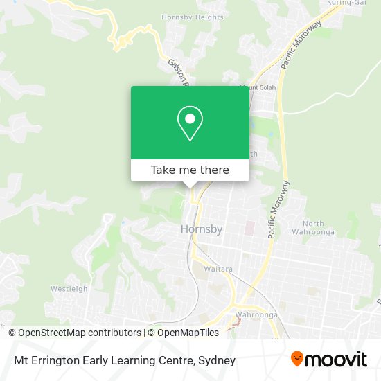 Mapa Mt Errington Early Learning Centre