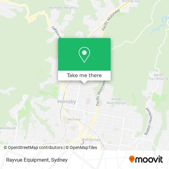 Rayvue Equipment map