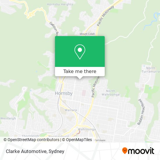 Clarke Automotive map