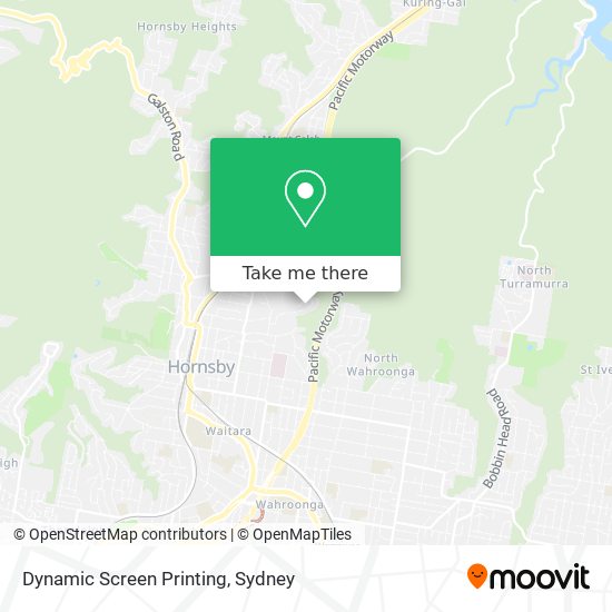 Dynamic Screen Printing map