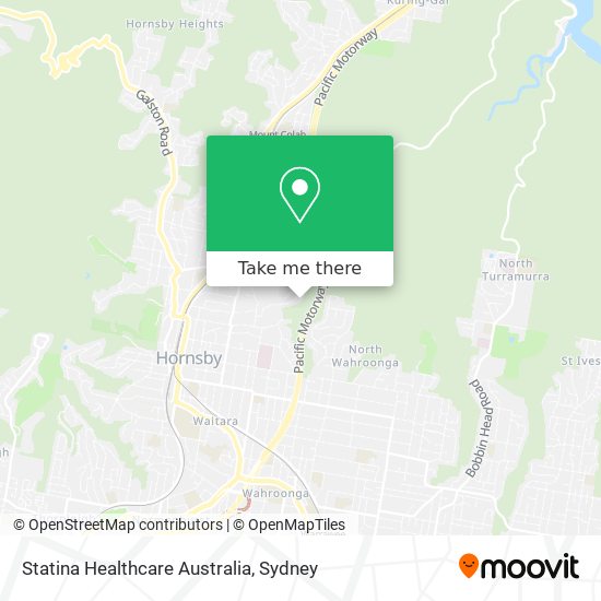 Mapa Statina Healthcare Australia