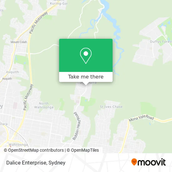 Dalice Enterprise map