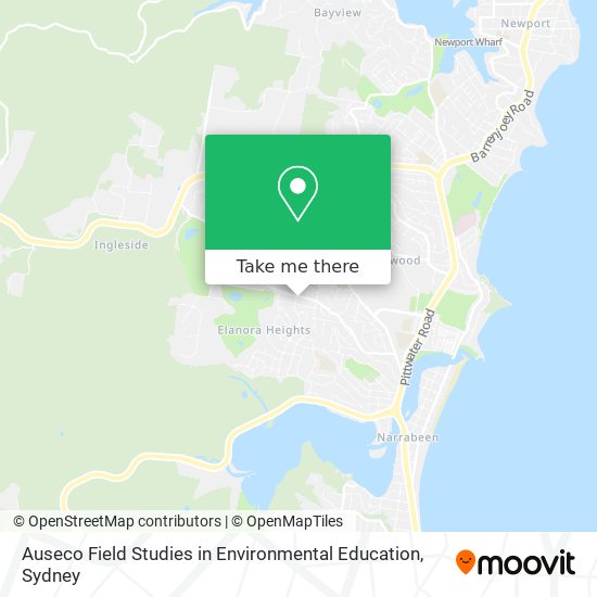 Auseco Field Studies in Environmental Education map