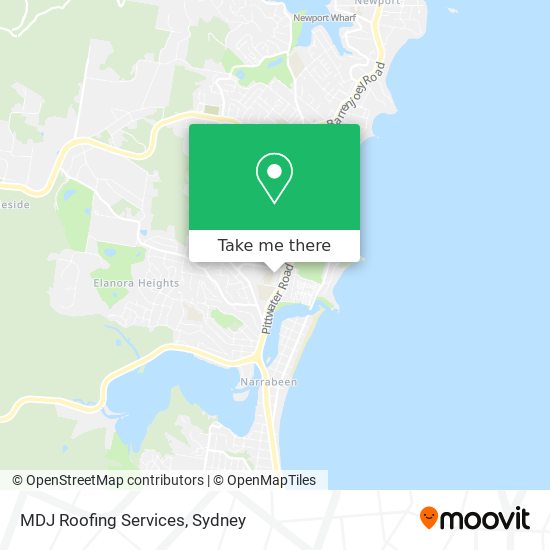 MDJ Roofing Services map