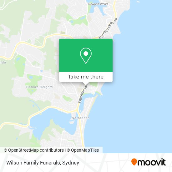 Wilson Family Funerals map
