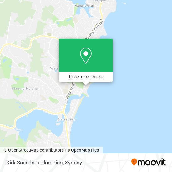 Kirk Saunders Plumbing map