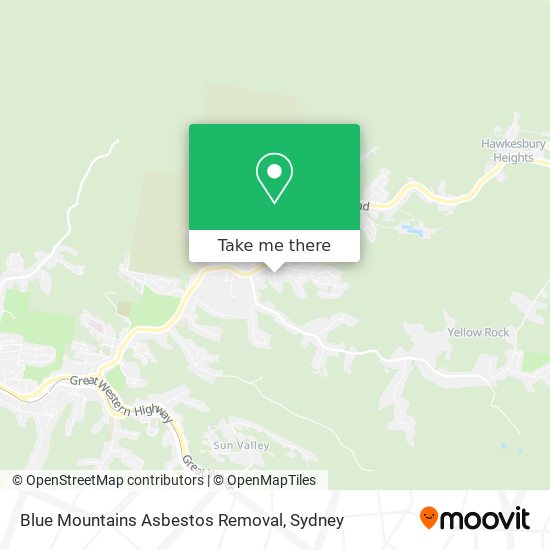 Mapa Blue Mountains Asbestos Removal