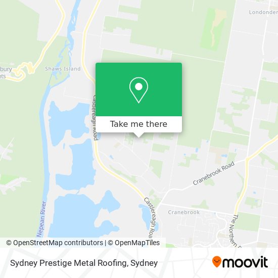 Mapa Sydney Prestige Metal Roofing