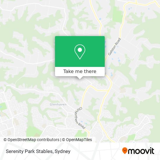 Serenity Park Stables map