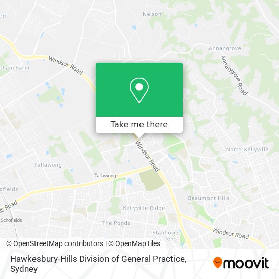 Hawkesbury-Hills Division of General Practice map