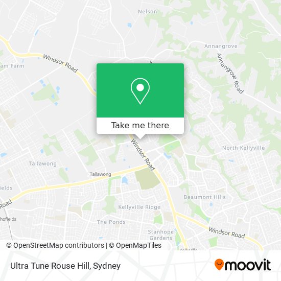 Mapa Ultra Tune Rouse Hill