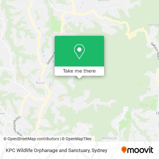 KPC Wildlife Orphanage and Sanctuary map