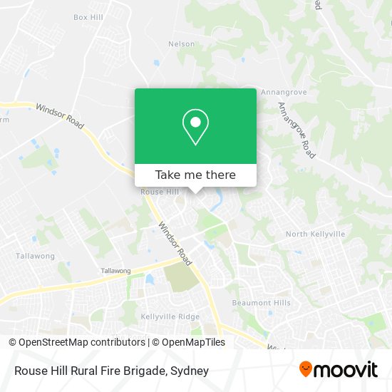 Rouse Hill Rural Fire Brigade map