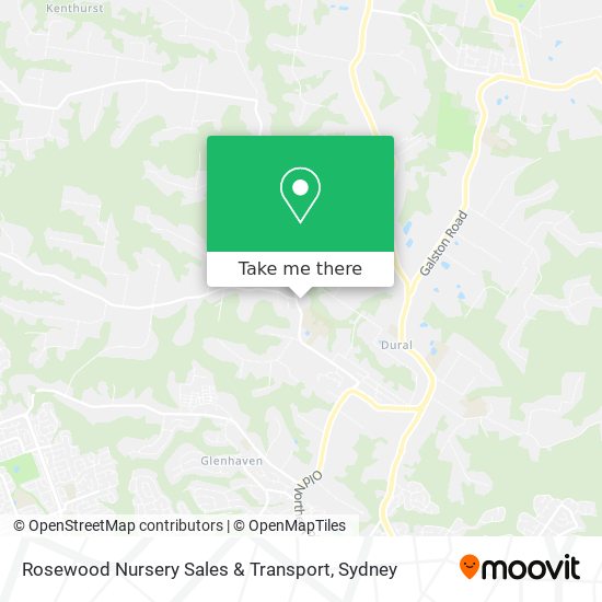 Rosewood Nursery Sales & Transport map