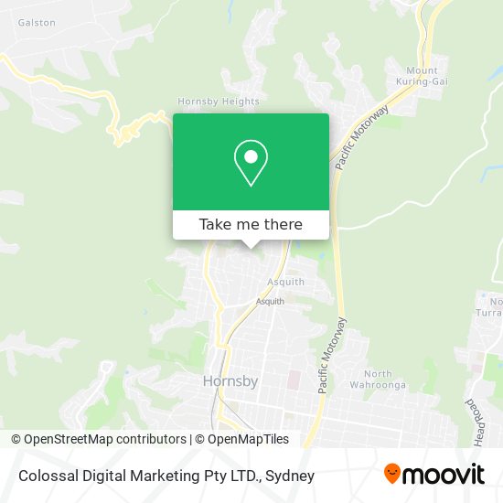 Mapa Colossal Digital Marketing Pty LTD.