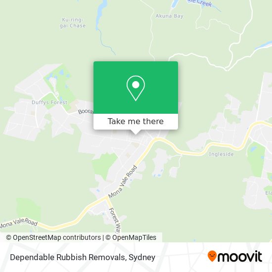 Dependable Rubbish Removals map