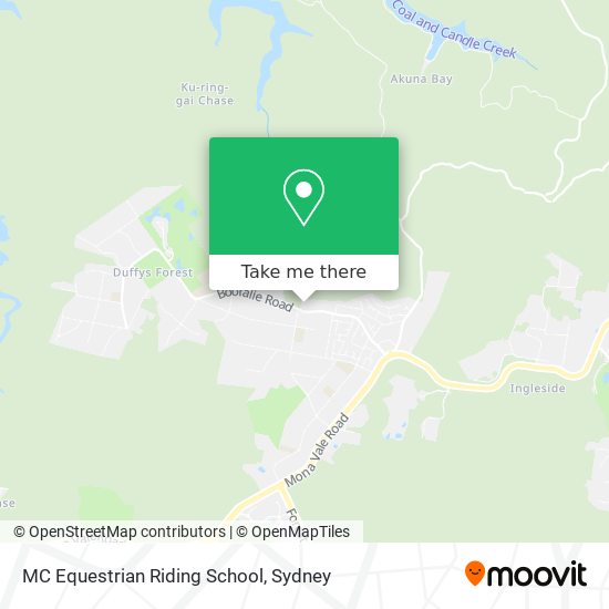 Mapa MC Equestrian Riding School