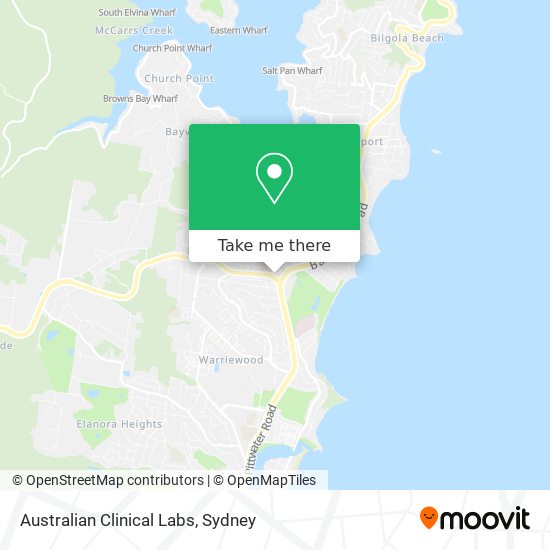 Mapa Australian Clinical Labs