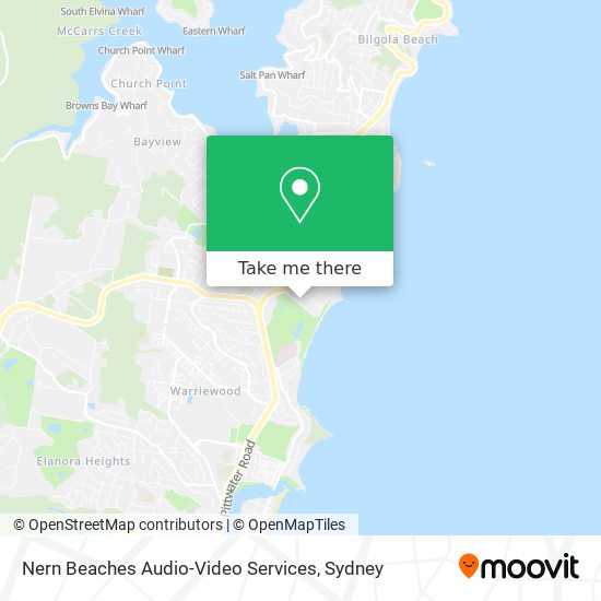 Nern Beaches Audio-Video Services map
