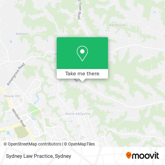 Sydney Law Practice map