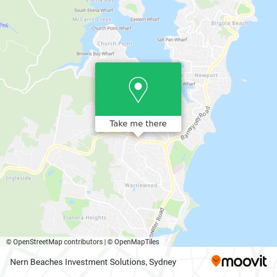 Nern Beaches Investment Solutions map