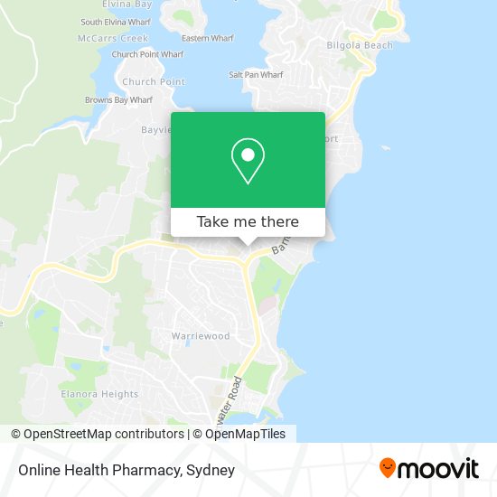 Online Health Pharmacy map