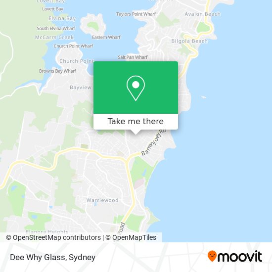 Dee Why Glass map