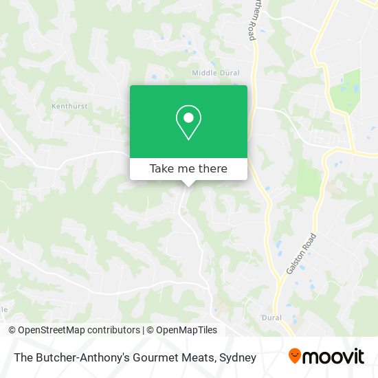 The Butcher-Anthony's Gourmet Meats map