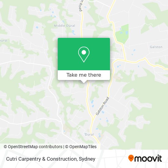 Cutri Carpentry & Construction map