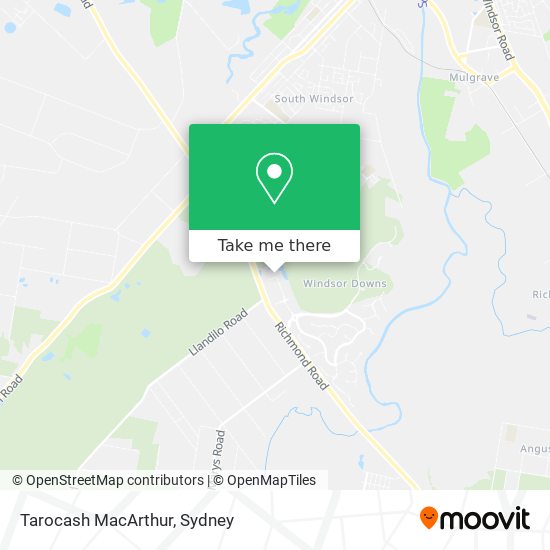 Tarocash MacArthur map