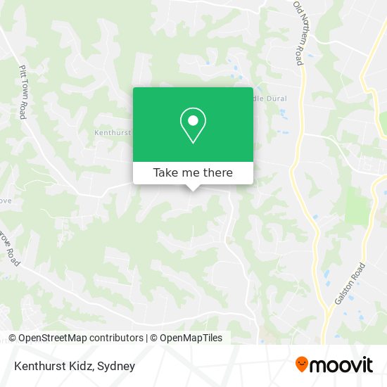 Kenthurst Kidz map