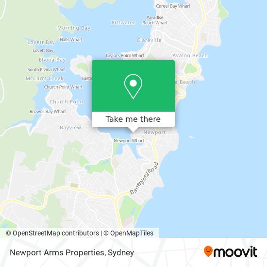 Newport Arms Properties map