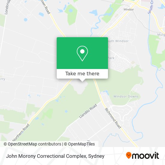 John Morony Correctional Complex map