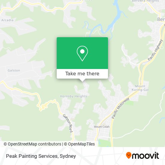 Peak Painting Services map