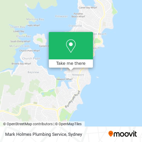 Mapa Mark Holmes Plumbing Service