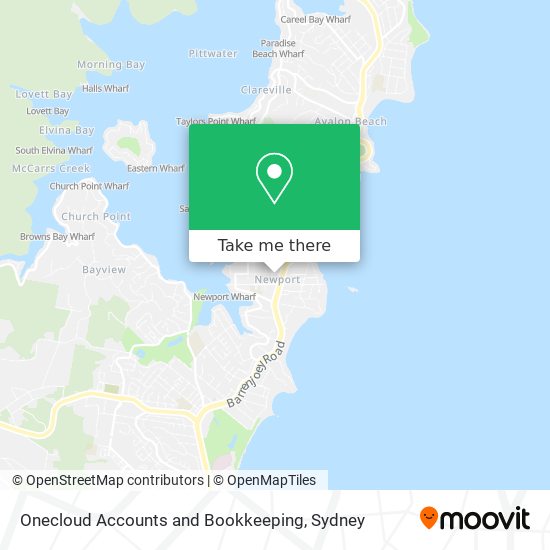 Onecloud Accounts and Bookkeeping map