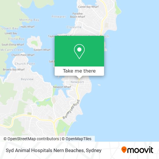 Mapa Syd Animal Hospitals Nern Beaches