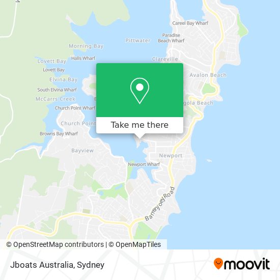 Jboats Australia map