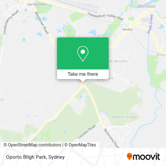 Oporto Bligh Park map